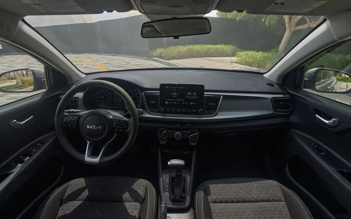 Kia Rio Sedan rental Dubai 6