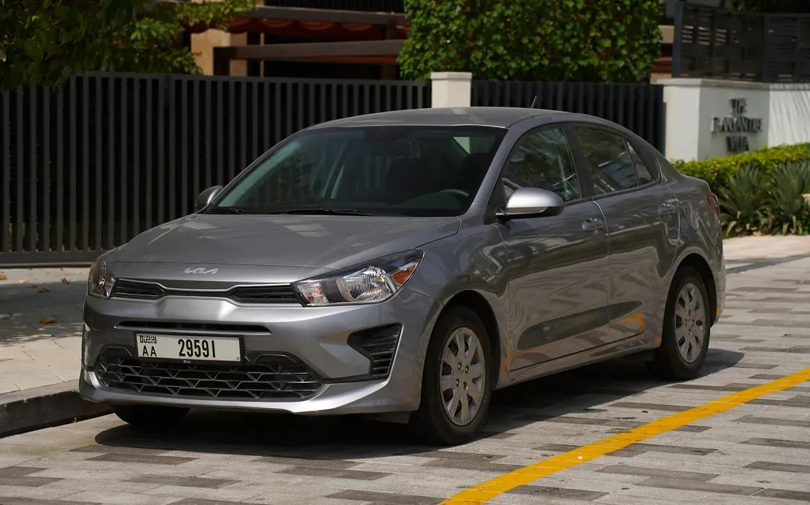 Kia Rio Sedan rental Dubai 1