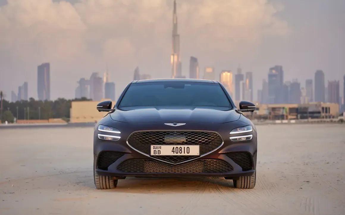 Genesis G70 3.3T rental Dubai 2