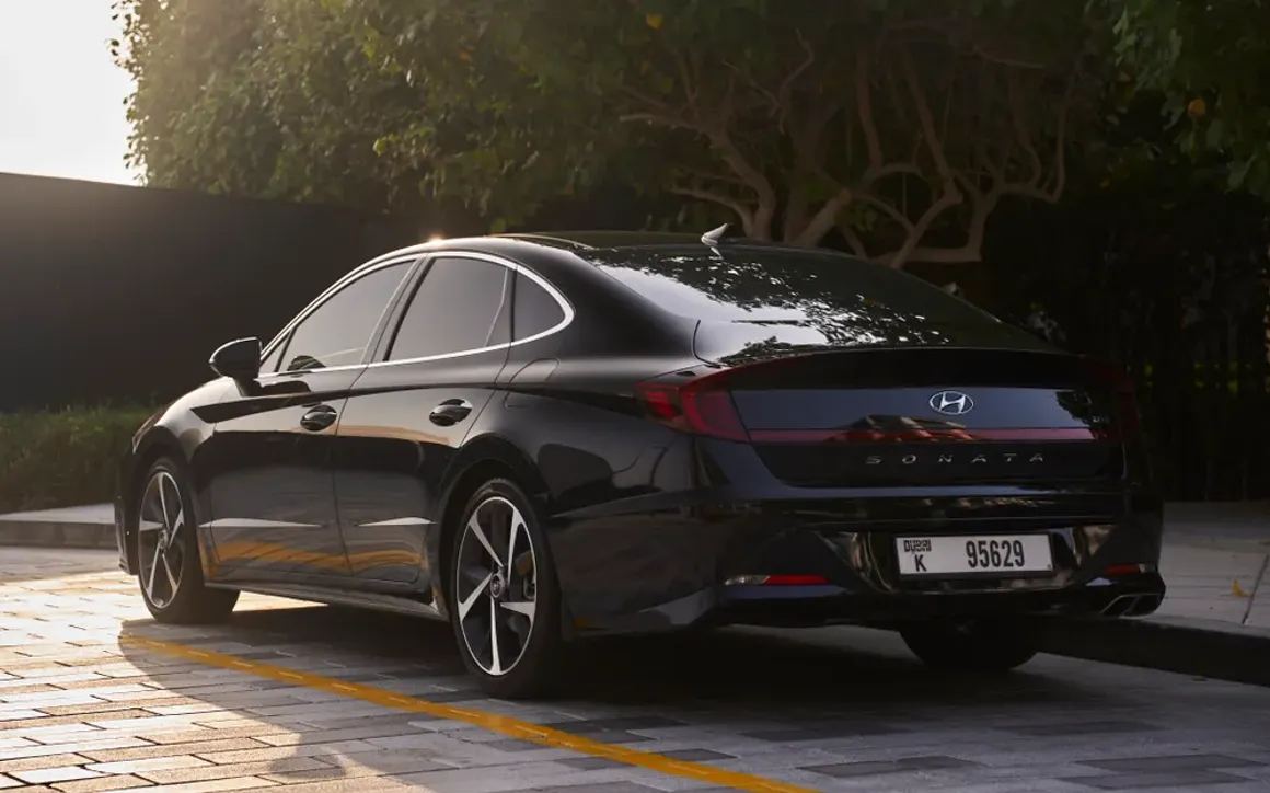 Hyundai Sonata N Line 1.6T rental Dubai 3