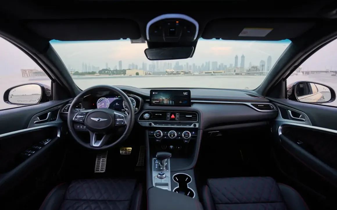 Genesis G70 3.3T rental Dubai 6