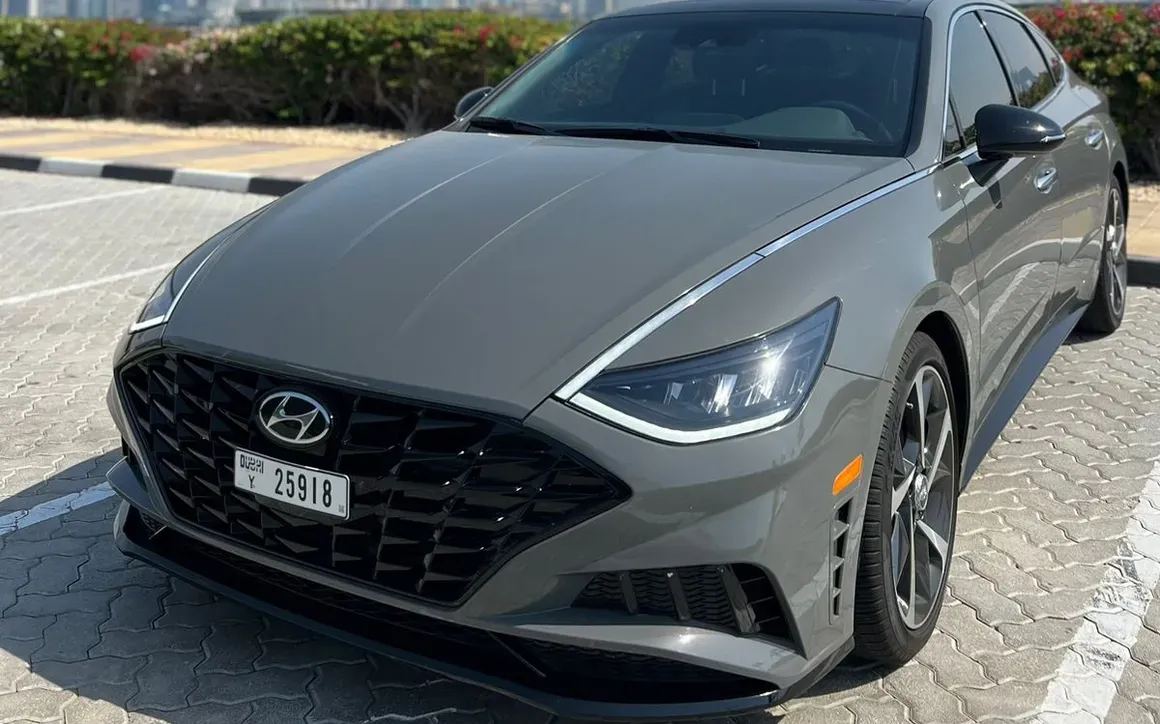 Hyundai Sonata N Line 1.6T rental Dubai 1