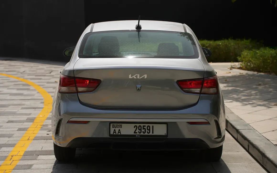 Kia Rio Sedan rental Dubai 4