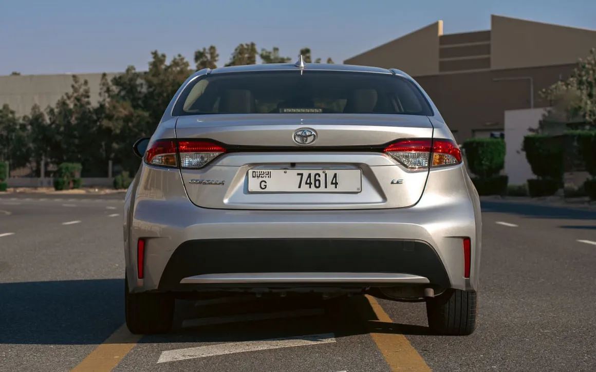 Toyota Corolla rental Dubai 4