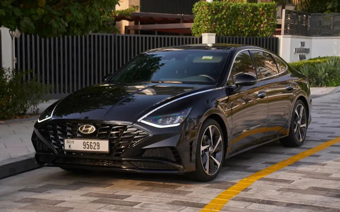 Hyundai Sonata N Line 1.6T rental Dubai 1