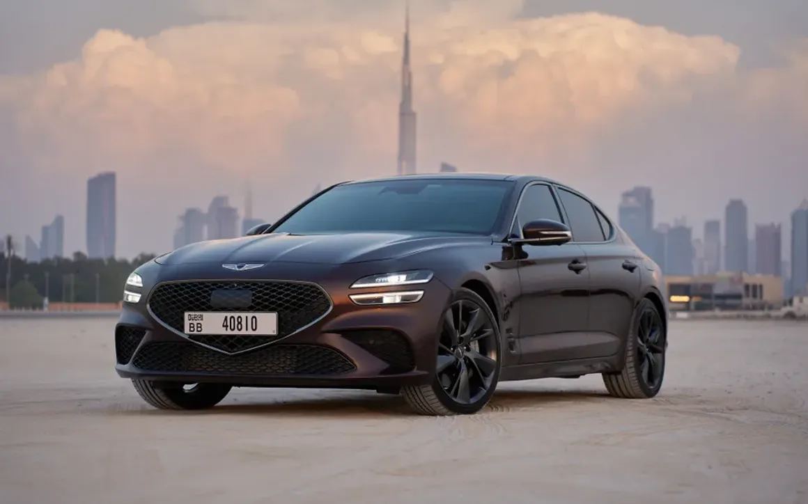 Genesis G70 3.3T rental Dubai 1
